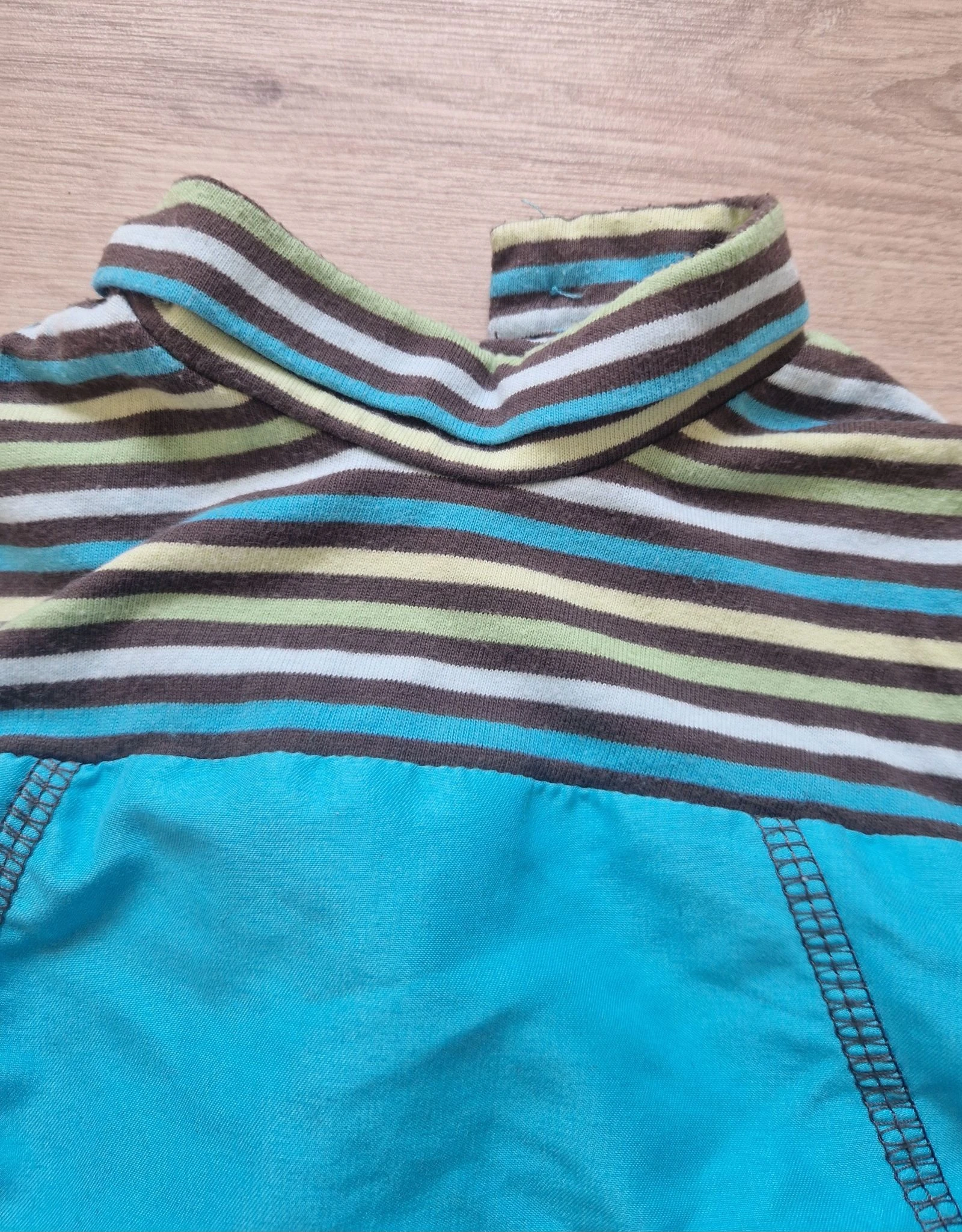 🌈 Vestido de manga larga – bebé niña – 12 meses – buen estado – photo 2